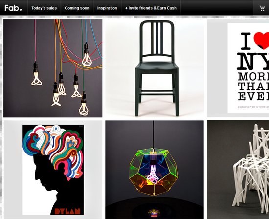 美国闪购网站Fab融资1.05亿美元 估值6亿美元