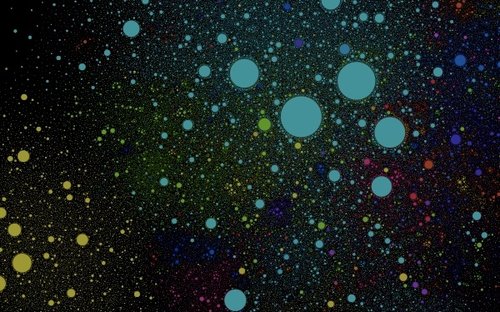 The Internet Map：反映网络虚拟一面的宇宙