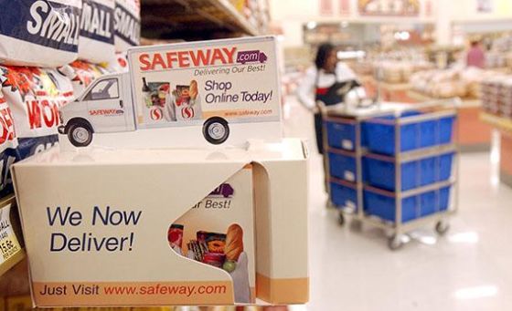 连锁超市Safeway的电商网站广告