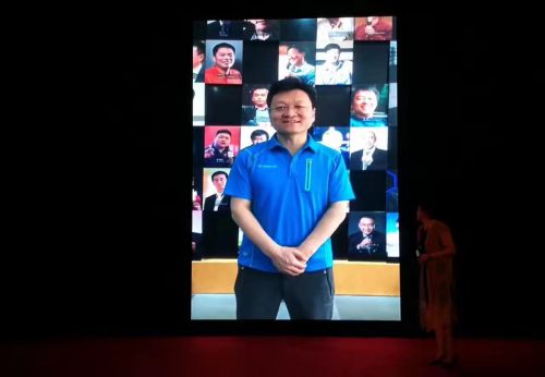 中国顶尖创投学院黑马学院院长牛文文先生为本次大会专门录制祝福视频