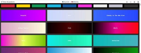 有了这两个网站 配色新手也能轻松做出好看的渐变！