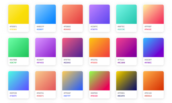 有了这两个网站 配色新手也能轻松做出好看的渐变！