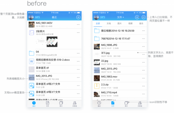 微云使用效率大幅提高的背后，腾讯设计师这样做改版