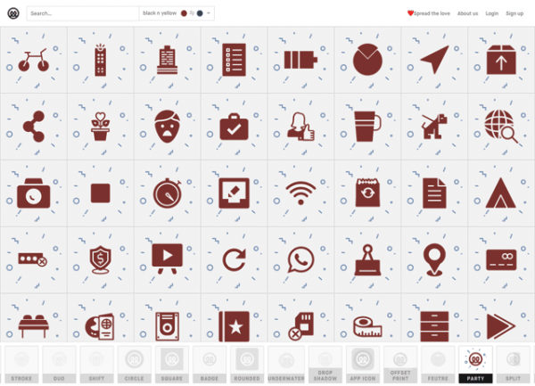 自定义制作图标的在线网站+日本美食图库