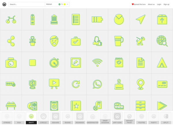 自定义制作图标的在线网站+日本美食图库
