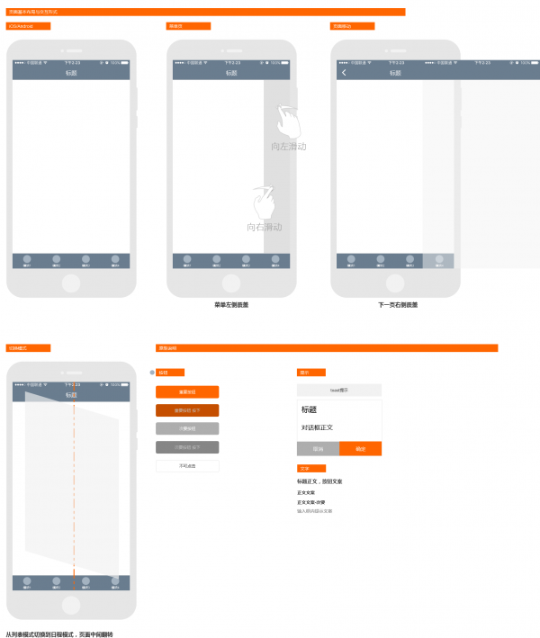 Axure示例:移动端手机号注册与登录示例(附RP文件)