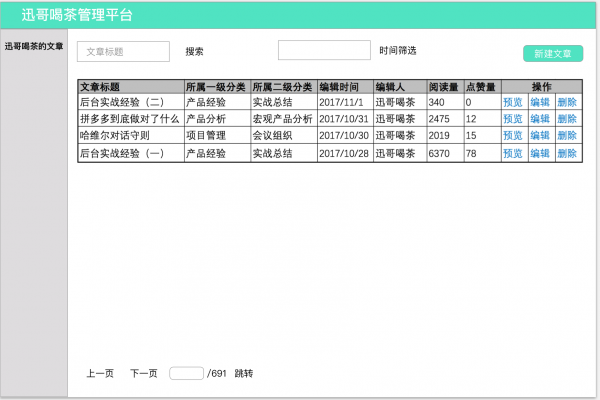 后台实战：如何设计一张合格的列表？