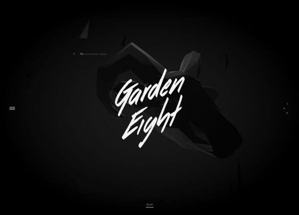 深邃神秘的网页!当深色系配色遭遇微妙的动效的时候