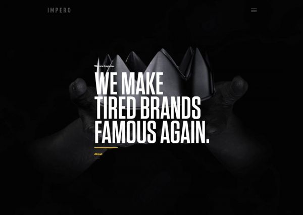 深邃神秘的网页!当深色系配色遭遇微妙的动效的时候