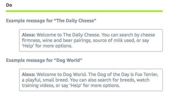 亚马逊语音交互设计规范（三）Alexa的回应