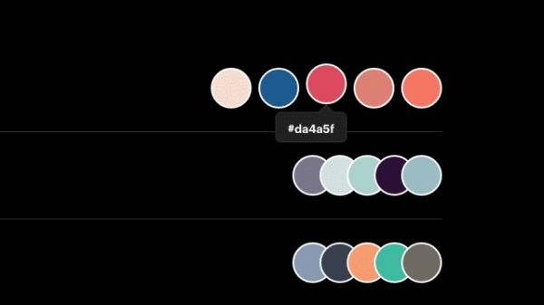 最近Dribbble 流行的配色风格是什么?看这个网站就知道!