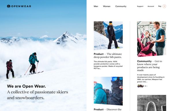 你了解风靡网页设计领域的「开放式布局」嘛?