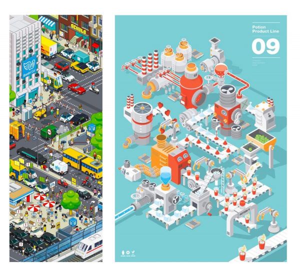 关于像素艺术中的等距图形，这份总结超全面！