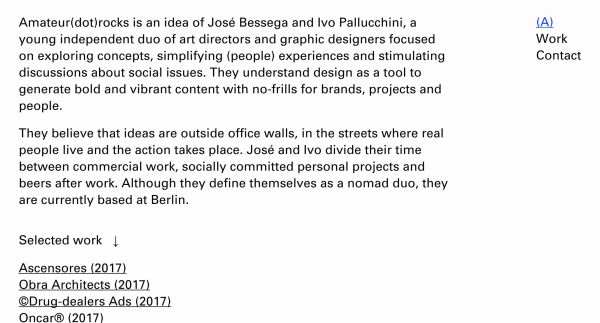 新年伊始,看看这20个最新的设计师作品集网站吧