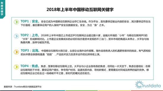 2018年上半年中国移动互联网行业发展分析报告