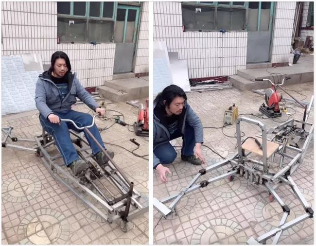 爆火一年后，手工耿依然穿着背带裤，耍着电焊枪